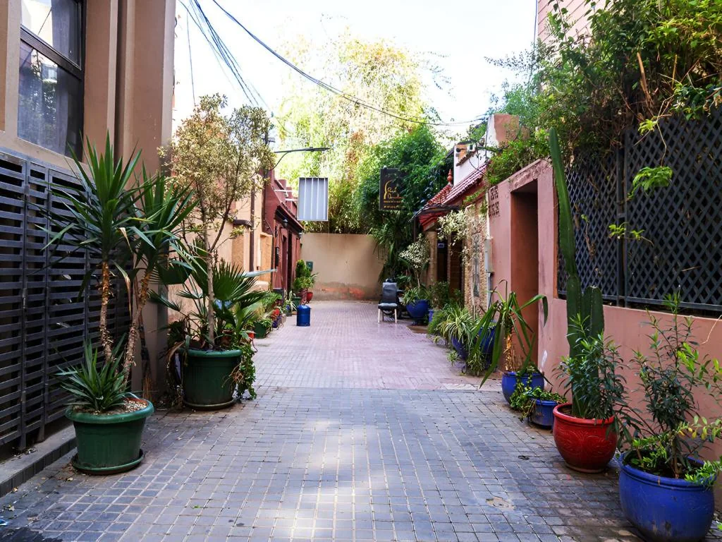Riad Douirtna courtyard in Marrakech